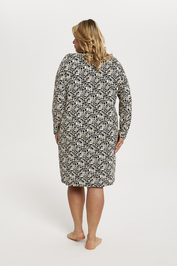 Guyana Dámská noční košile s dlouhým rukávem Italian Fashion - potisk