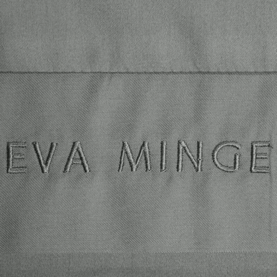 1C Elegantní saténové povlečení Eva Minge Eurofirany steel | makrosatin 100% bavlna