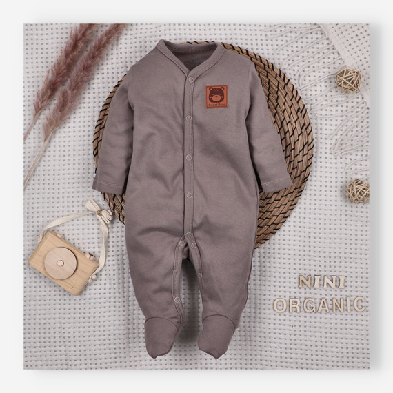 Kojenecký overal Nini Balloon Friends 100% bio bavlna – pro novorozence