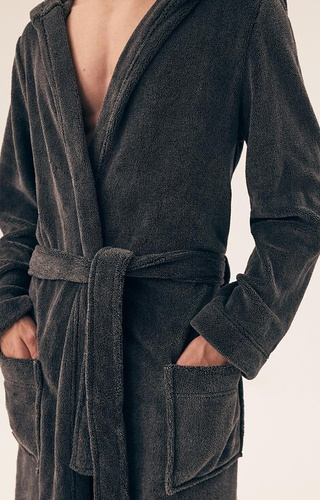 43012 Pánský župan s kapucí Mild Henderson - hřejivý a měkký