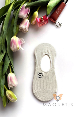 Dámské balerínkové ponožky YN-251131 Magnetis – viskóza se silikonem na patě