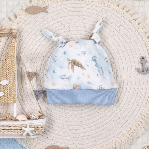 ABN-5460 Dětská čepička Sea Of Joy Nini - organická bavlna, měkká a prodyšná