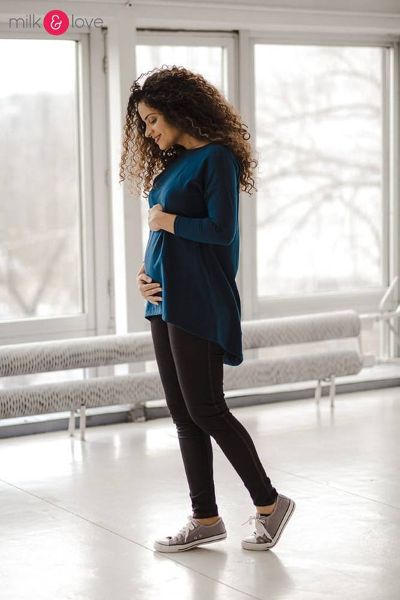 Mommy bluzka ciążowa i do karmienia Milk&Love poseidon