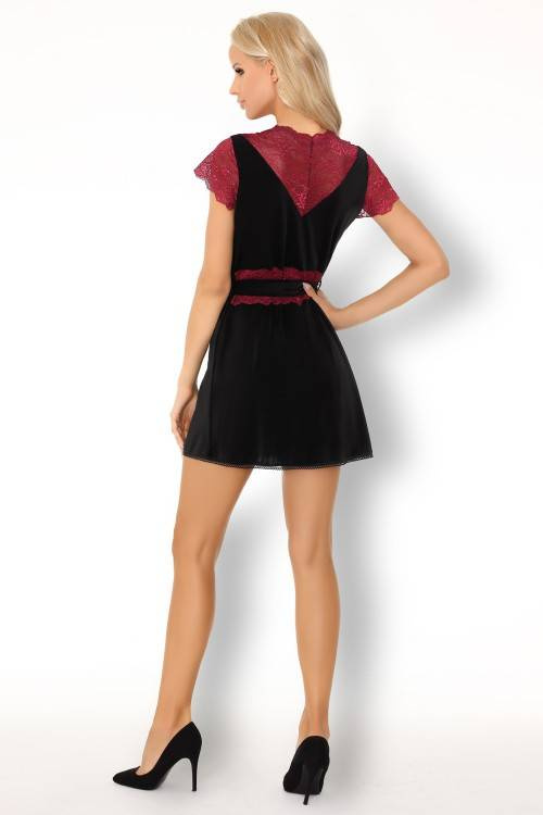 Kumiko LC 90428 Růžový dámský župan Rosses Collection LivCo Corsetti