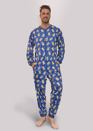 196/319 Capybara 2 Cornette pánský overal - bavlna, denim, veselý potisk