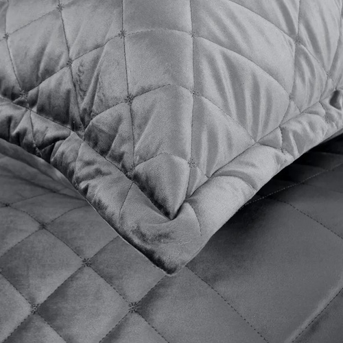 Ria 6 Velurový dekorativní přehoz Eurofirany steel