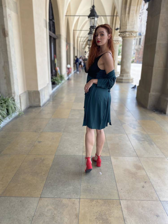 871 Visa Dámský župan Forex - lahvově zelený