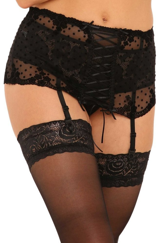 487 Bonita Forex podvazkový pás - černý