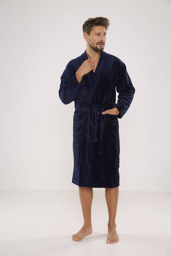 391 Hugo pánský župan De lafense - tmavě modrý