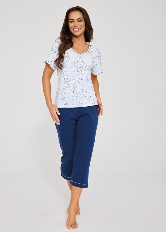 Dámské pyžamo Cornette Dolce Vita 880/331, 100% bavlna, krátký rukáv