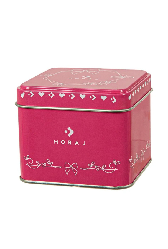 CSLW700-001 Moraj Socks - dámské ponožky v plechovce s jemným vzorem karet, ideální pro dárky