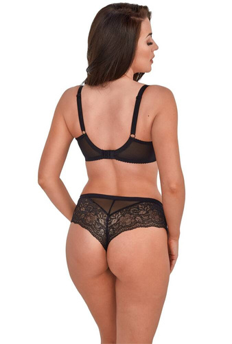 1208 Podprsenka Delia Soft Gaia - černá béžová