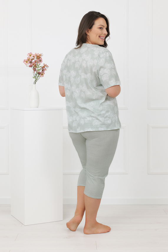 Dámské pyžamo Eleni Italian Fashion 100% bavlna, krátký rukáv, 3/4