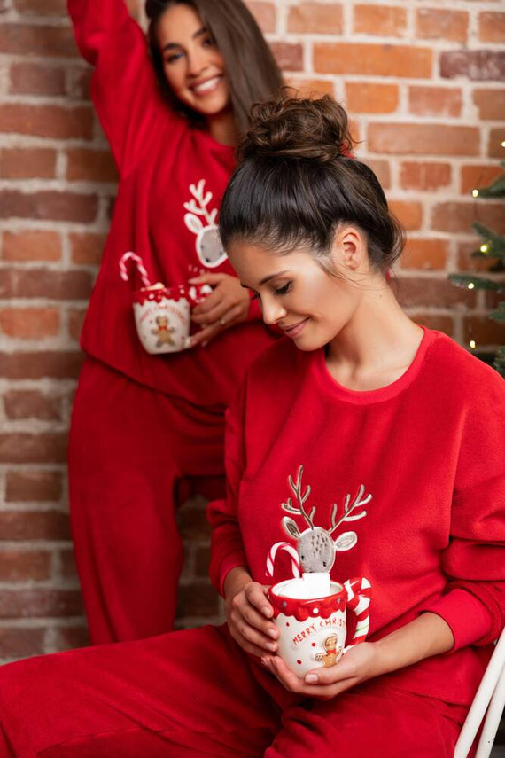 Sensis Harriet Dámské pyžamo - červené