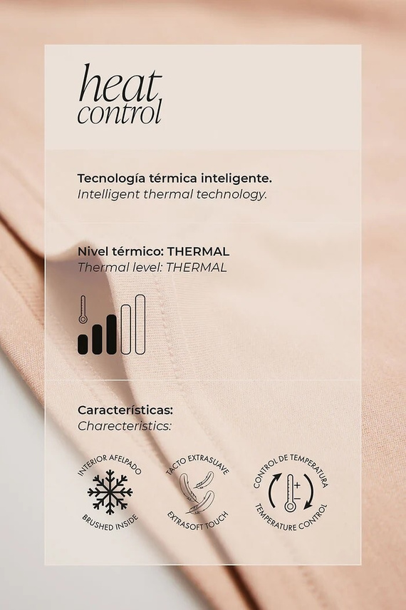 Dámské termotričko Ysabel Mora 70018 panacotta- hřejivé, prodyšné, se šněrováním a dlouhým rukávem