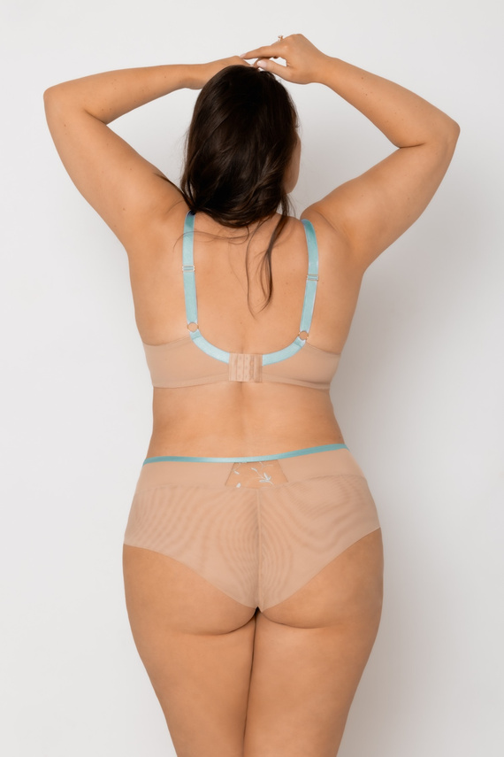 Mediolano Romantic Soft 19248 měkká podprsenka pro velké poprsí krajka