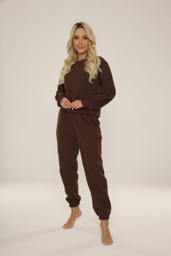 812 Indigo Forex dámská tepláková souprava - čokoládová