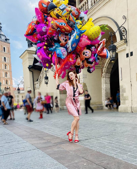 929 Kleoree Dámský župan De Lafense - růžový