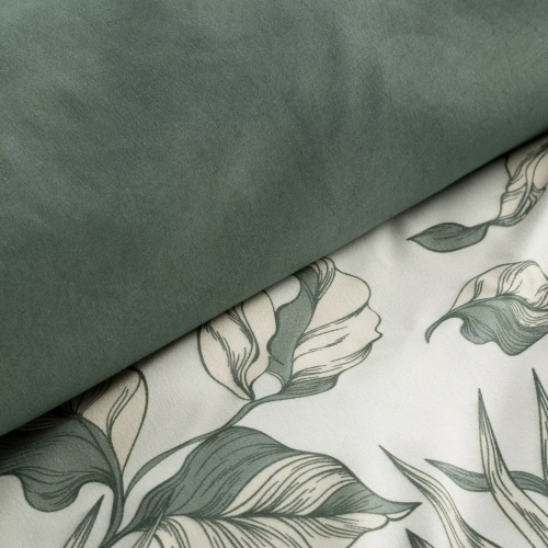 Povlečení Donna Design 91 květinové oboustranné měkké na zip