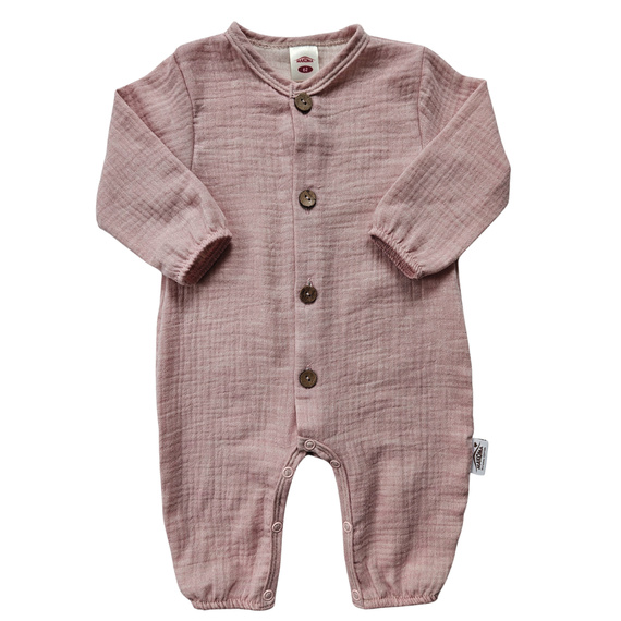 Prostě mušelínové pyžamo 02235BSR Makoma rose - lehké, prodyšné, 100% bavlna