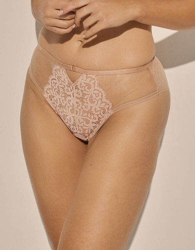 P-1149/2 Bella Dámské kalhotky Kinga - béžovo-růžové