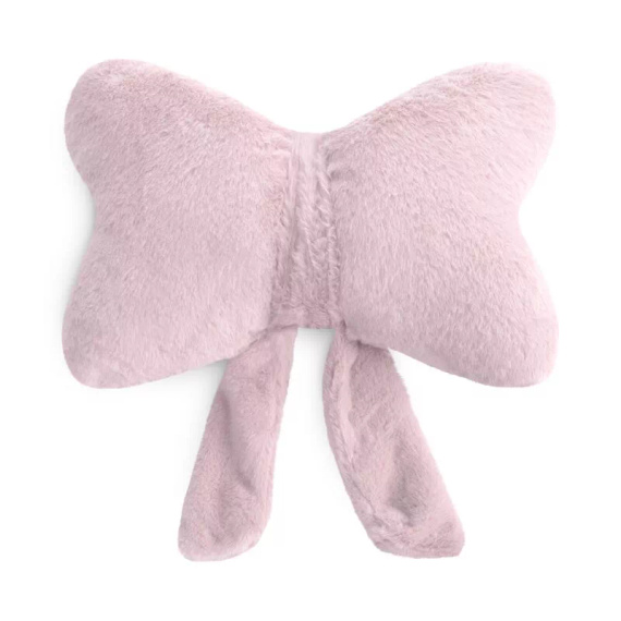 Eurofirany Wiosna 135 – dekorativní polštář 37x10x30 s mašlí pink