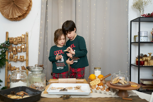 Tess Dětské pyžamo Italian Fashion - zelené/potisk