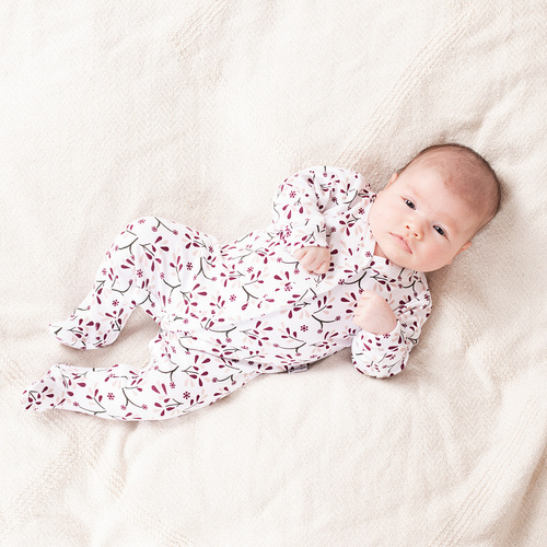 217031 Bavlněná dětská pyžama Alisa Nicol - květinový vzor