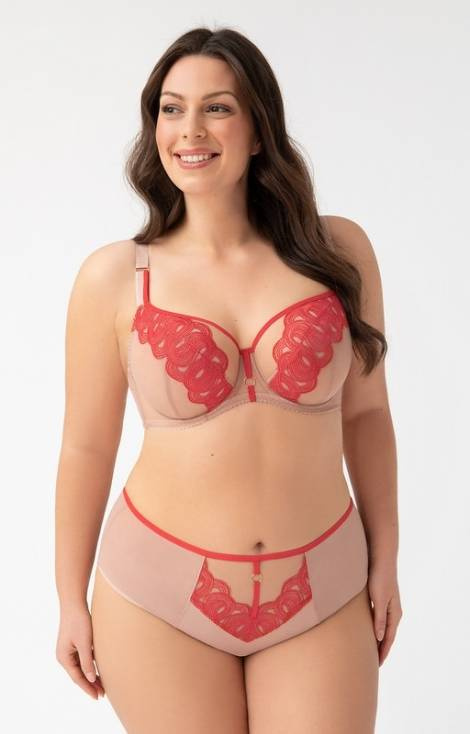 Gorsenia K 761 Carla Soft Bra - korálová