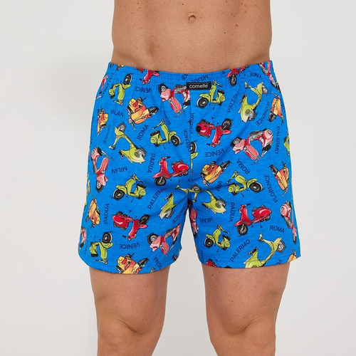 001/185 011/185 Vespa Pánské boxerky Cornette Classic - 100% bavlna, volný střih, rozepínání na knoflíky, každodenní pohodlí