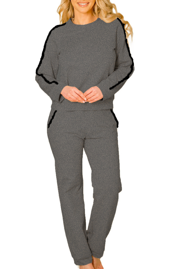 Antao dámský teplákový komplet Mirale, bavlna s elastanem, polská výroba - šedý