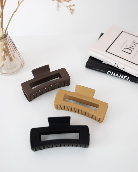 Elegantní spona do vlasů W26 Sensis - 10 cm - velbloudí