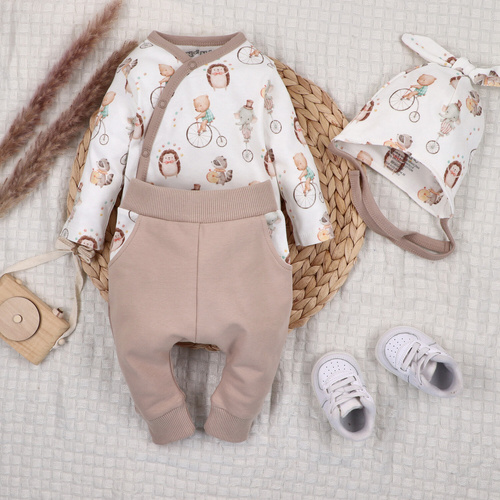 ABN-5597 Dětská čepička Circus Nini - 100% organická bavlna, měkká a bezpečná