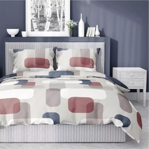 5487 B Detexpol Saténové příběhy šedé povlečení| 100% bavlna, saténová vazba, zip, dárkové balení