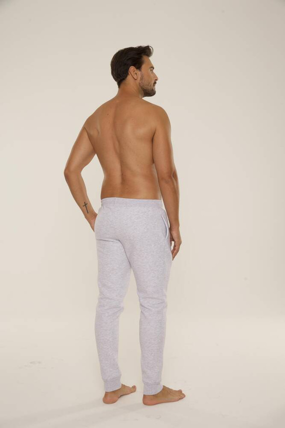 813 Indigo Pánská tepláková souprava De Lafense - světlý melír