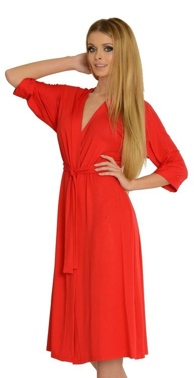 942 Visa Dlouhý župan De Lafense - červený 589