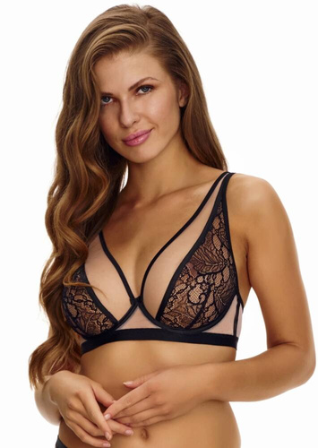 2457 Lupoline soft bralette podprsenka - černá
