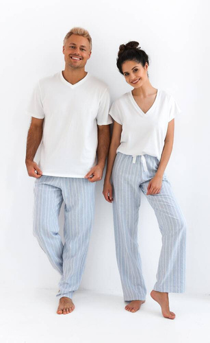 Pánské pyžamo David Sensis - perleťové