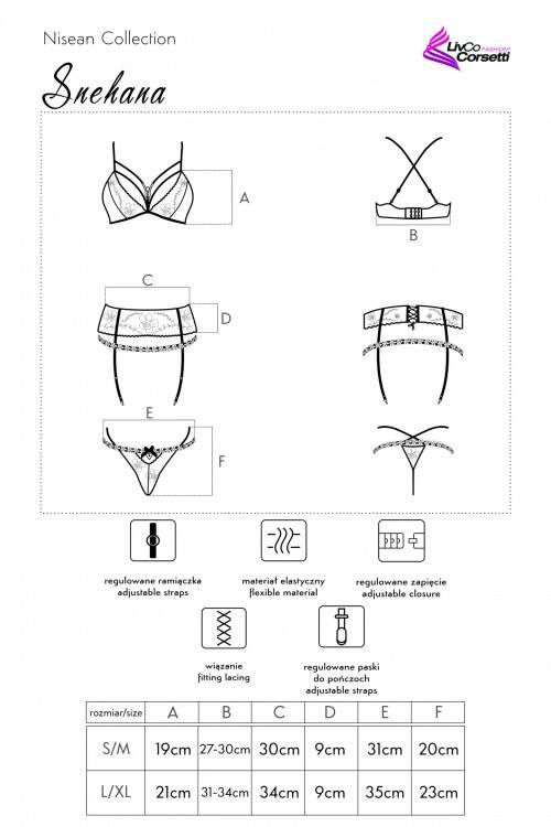 Snehana LC 90443 Dámský set LivCo Corsetti Fashion