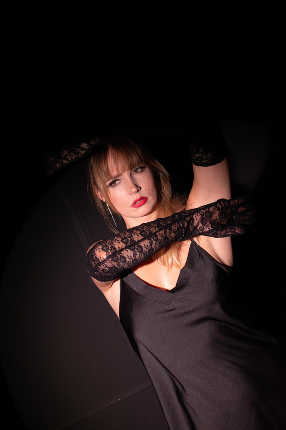 758 Cordelia Dámská košile De Lafense - černá