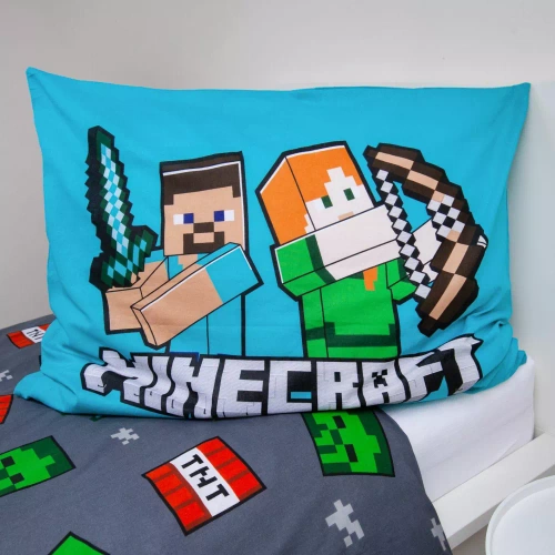 Bavlněné povlečení Minecraft "We Got This" Jerry Fabrics - 140x200 cm, 100% bavlna, oboustranné