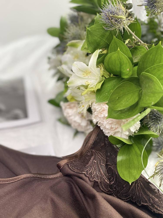 616 Ramona Forex noční košile - hnědá