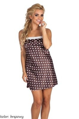 577 Noční košile Charlotte - hnědá