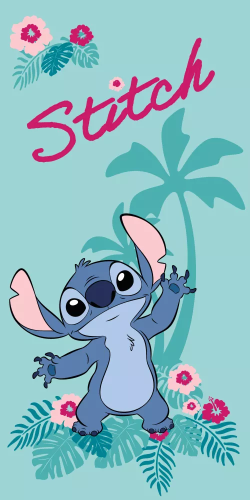 Lilo a Stitch Dětská bavlněná plážová osuška "Hawaii" | Disney | Na pláž a k bazénu Jerry Fabrics