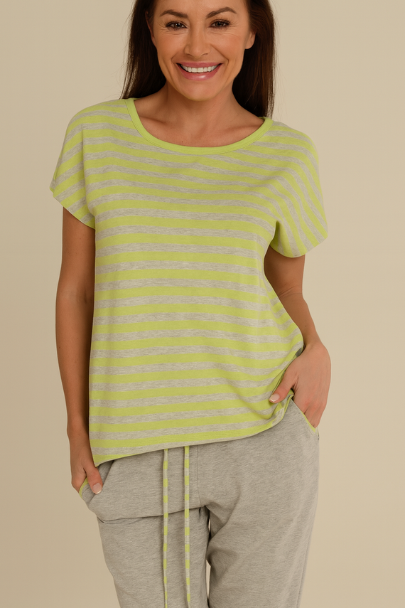 540 Dámské pyžamo Jovite - limetkově zelené