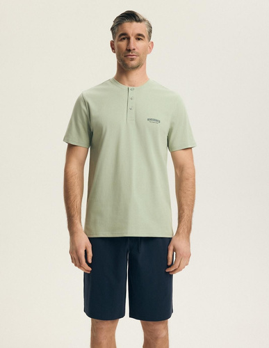 Henderson 44604 Park pánské pyžamo bavlna krátký rukáv šortky