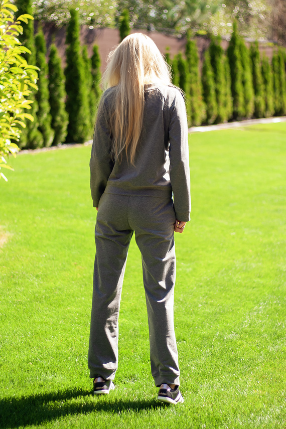 Antao dámský teplákový komplet Mirale, bavlna s elastanem, polská výroba - šedý