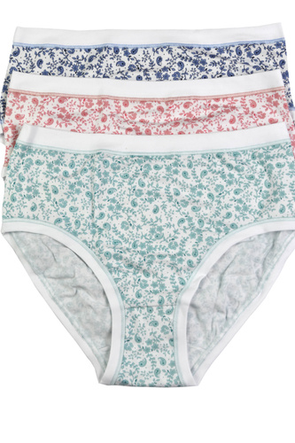 3363 MIDI-5H100 Cotonella MIDI 3-pack kalhotky - bavlněné, střední, pohodlné pro každodenní nošení