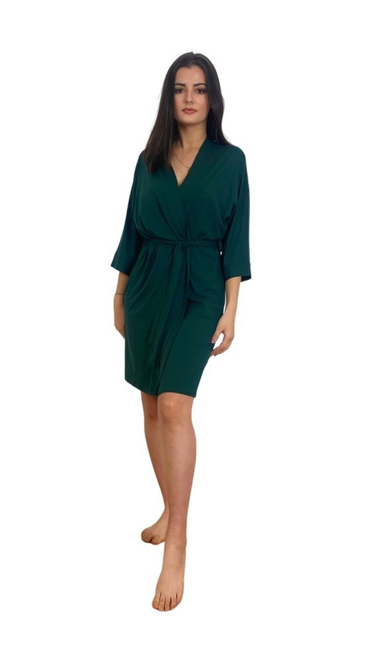 871 Visa Dámský župan Forex - lahvově zelený