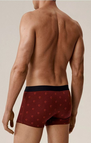 2GMH-029 Pánské boxerky Atlantic - bavlna s elastanem, srdíčka, 2 balení